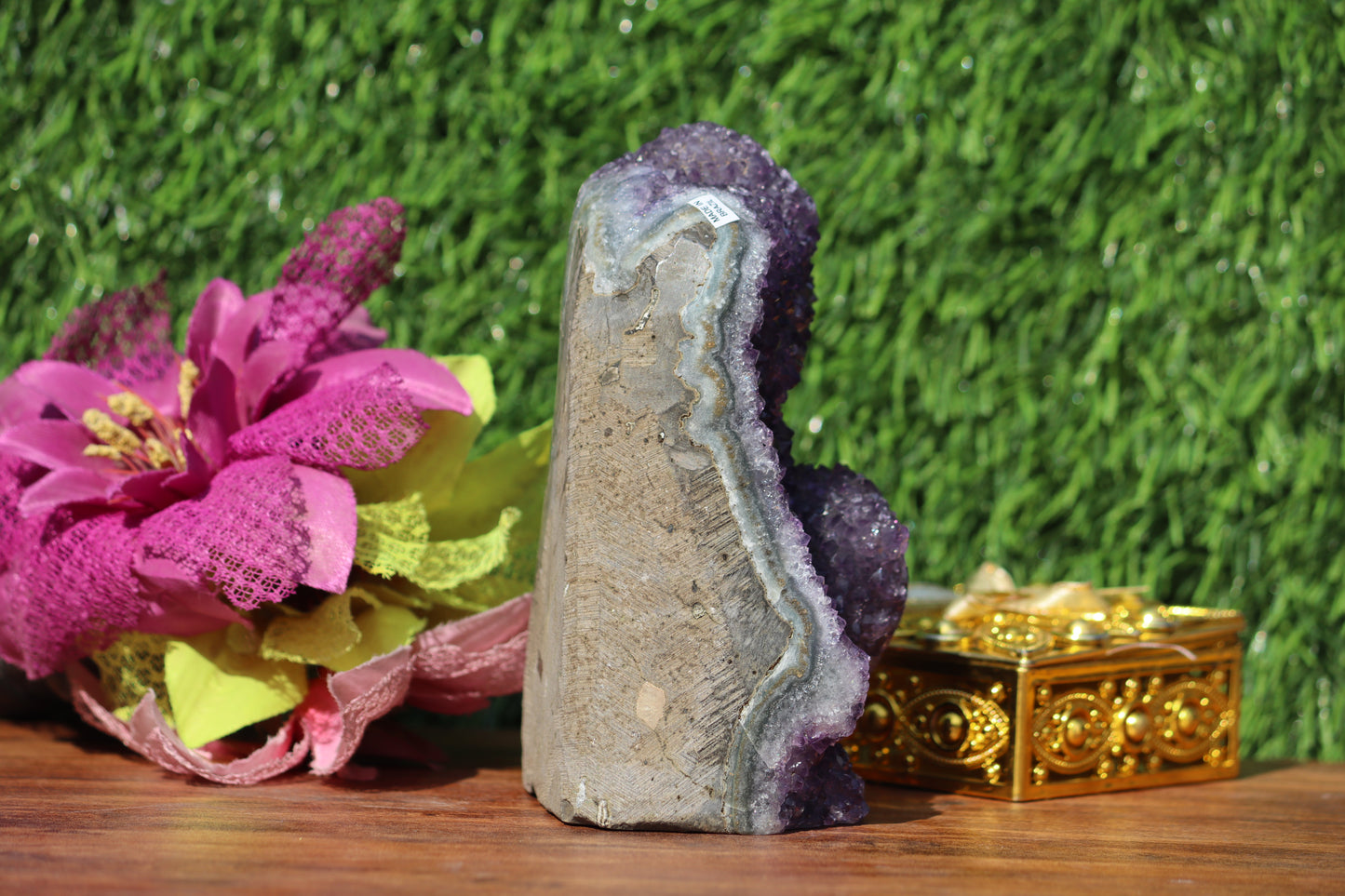 Amethyst Geode Crystal Cluster