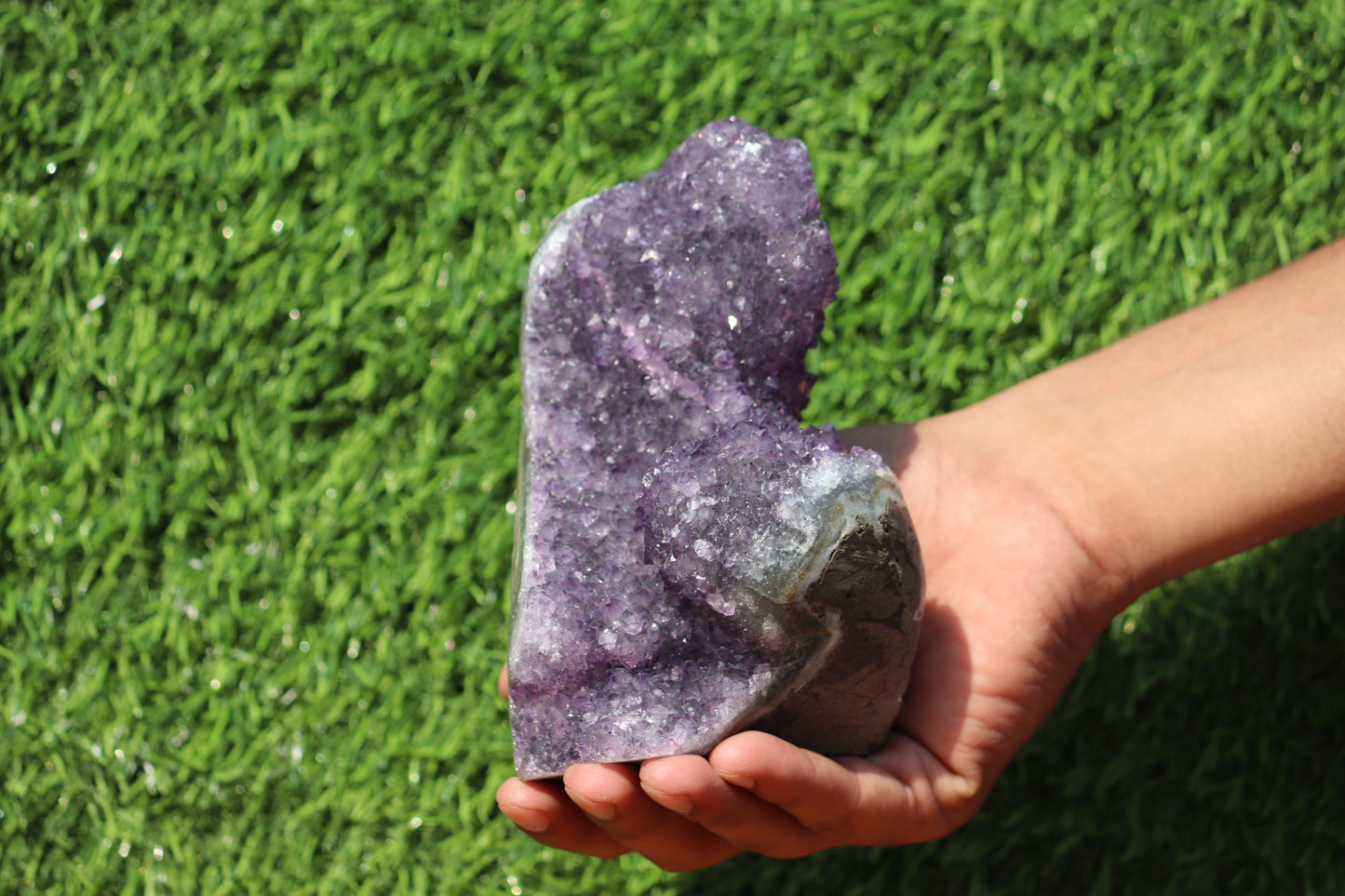 Amethyst Geode Crystal Cluster