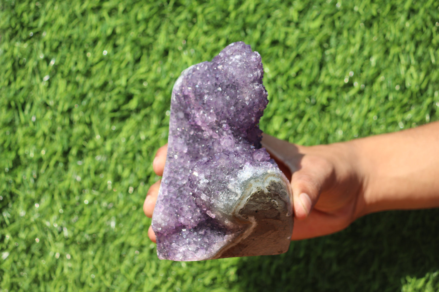 Amethyst Geode Crystal Cluster