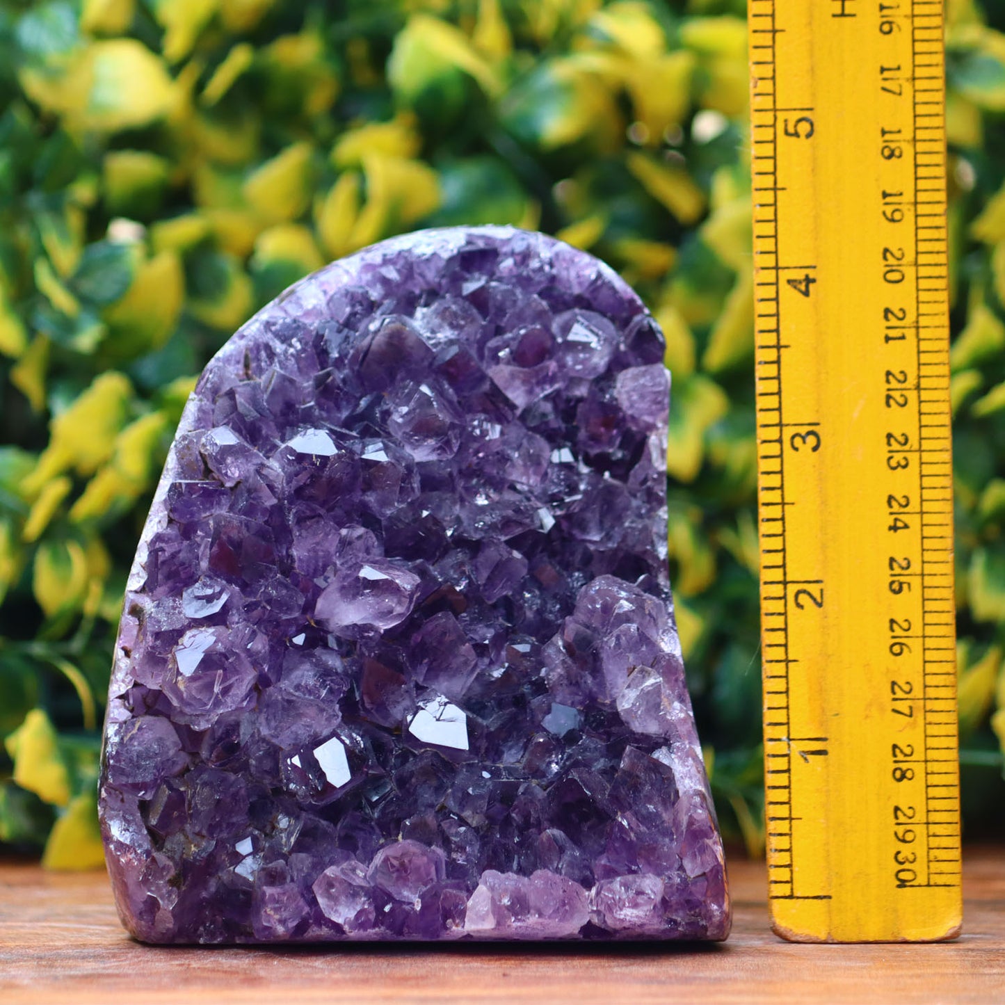Amethyst Geode cathedral crystal cluster - 5X3.5X2.7 Inch(2.77Lb)