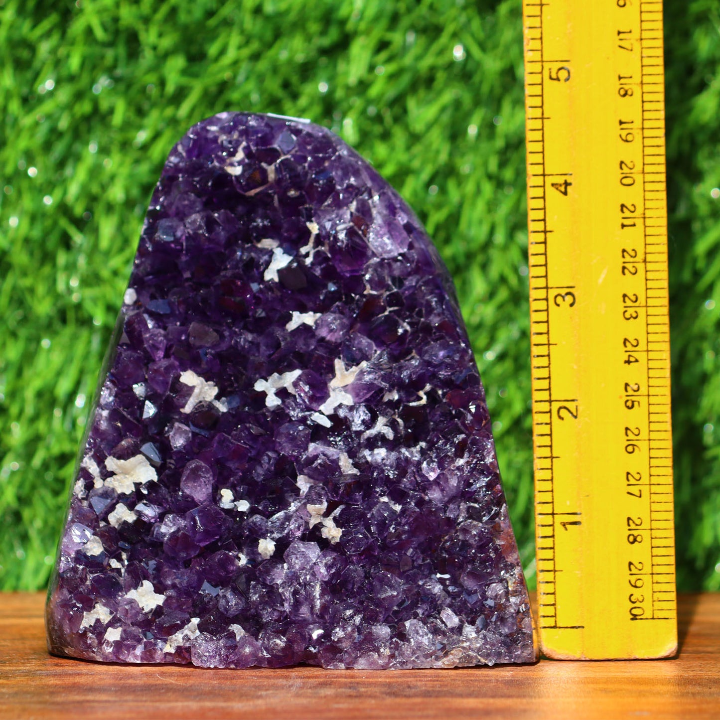 Amethyst Geode cathedral crystal cluster - 3X4X5 Inch(2.9Lb)