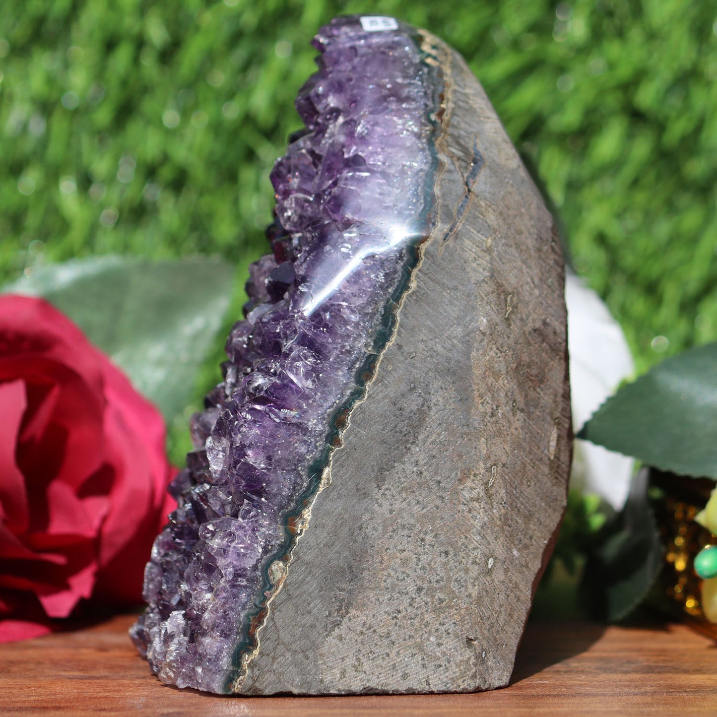 Amethyst Geode cathedral crystal cluster - 3X4X5 Inch(2.9Lb)