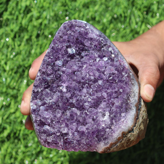 Amethyst Geode Crystal Cluster