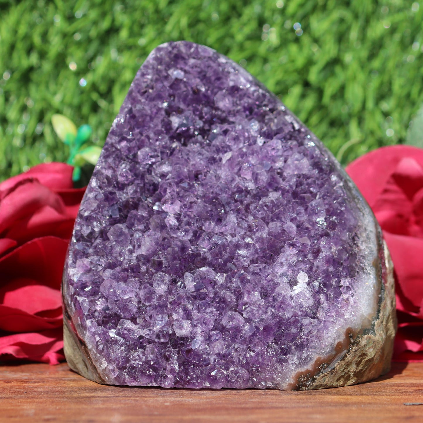 Amethyst Geode Crystal Cluster