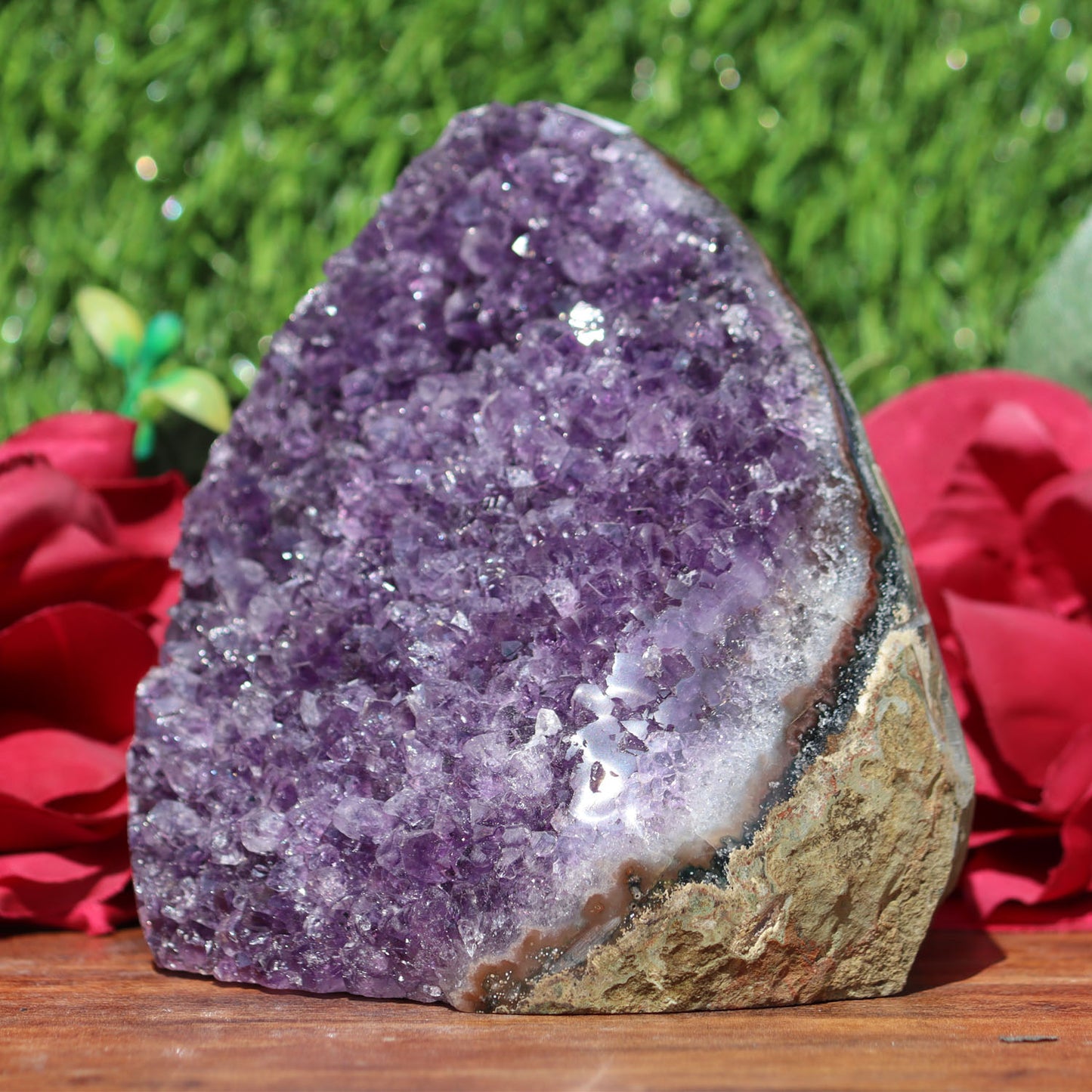 Amethyst Geode Crystal Cluster