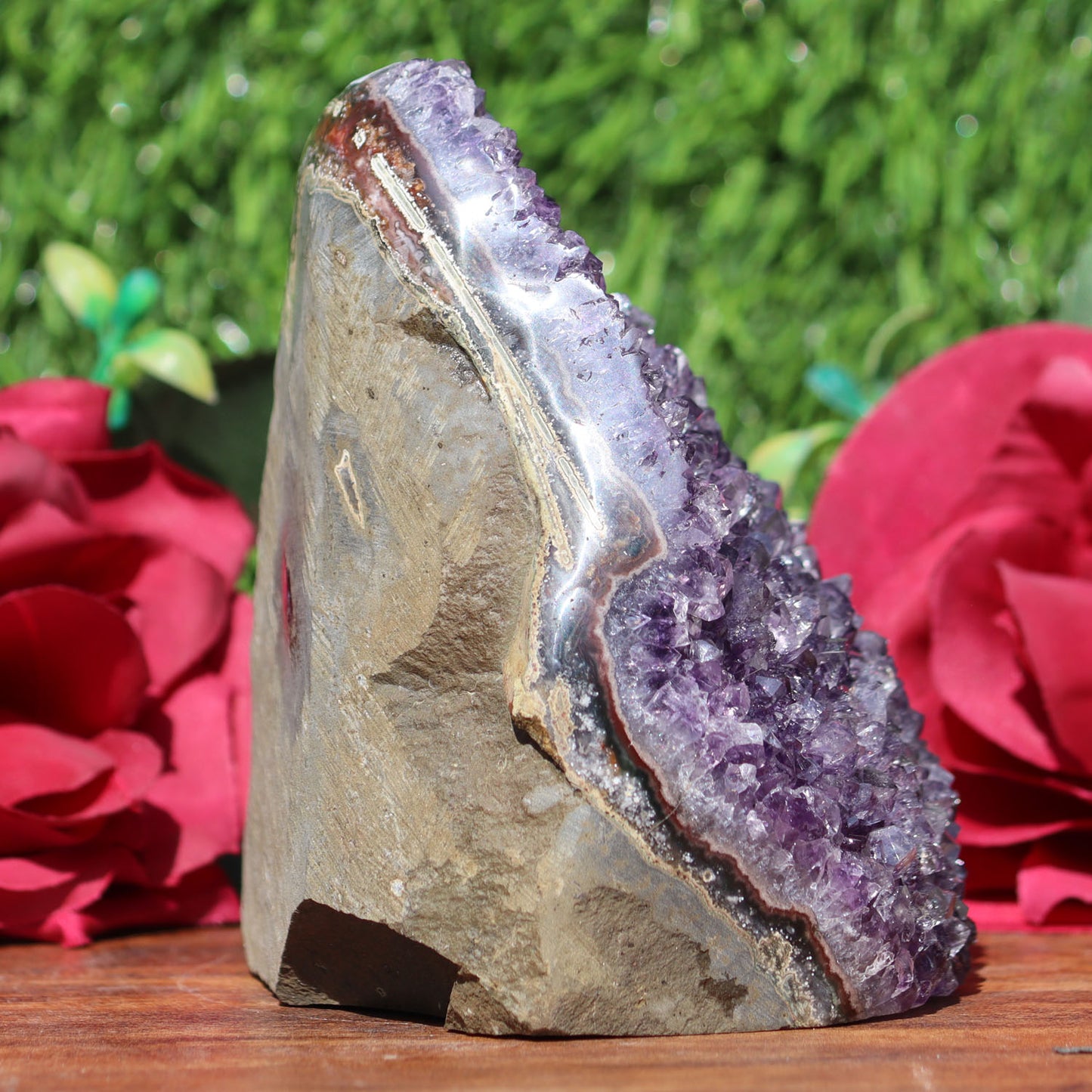 Amethyst Geode Crystal Cluster