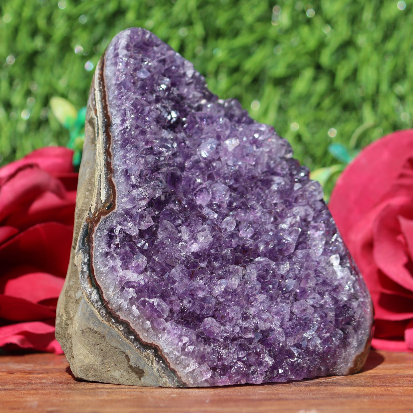Amethyst Geode Crystal Cluster