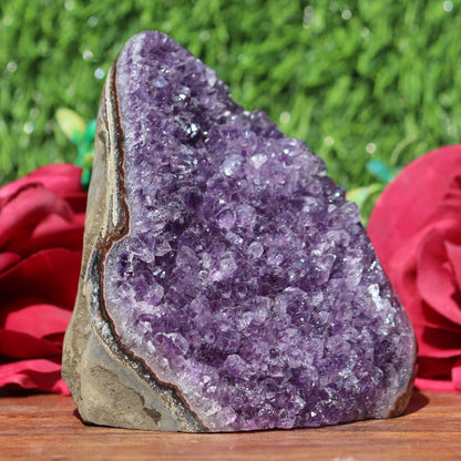 Amethyst Geode Crystal Cluster