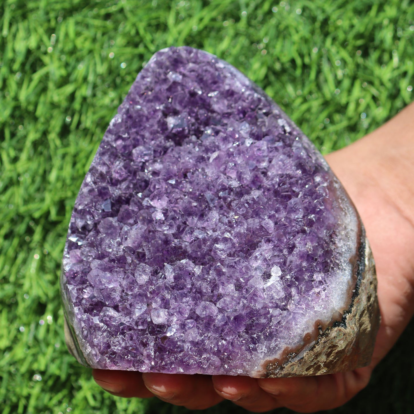 Amethyst Geode Crystal Cluster