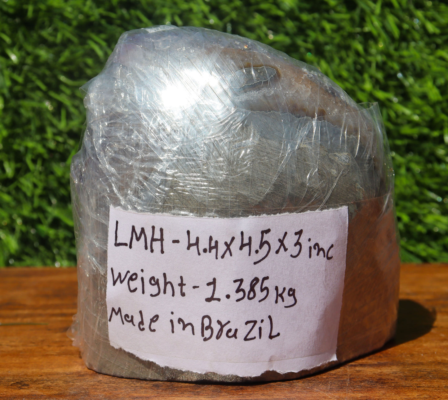 Amethyst Geode cathedral crystal cluster - 4.4X4.5X3 Inch(3.04Lb)
