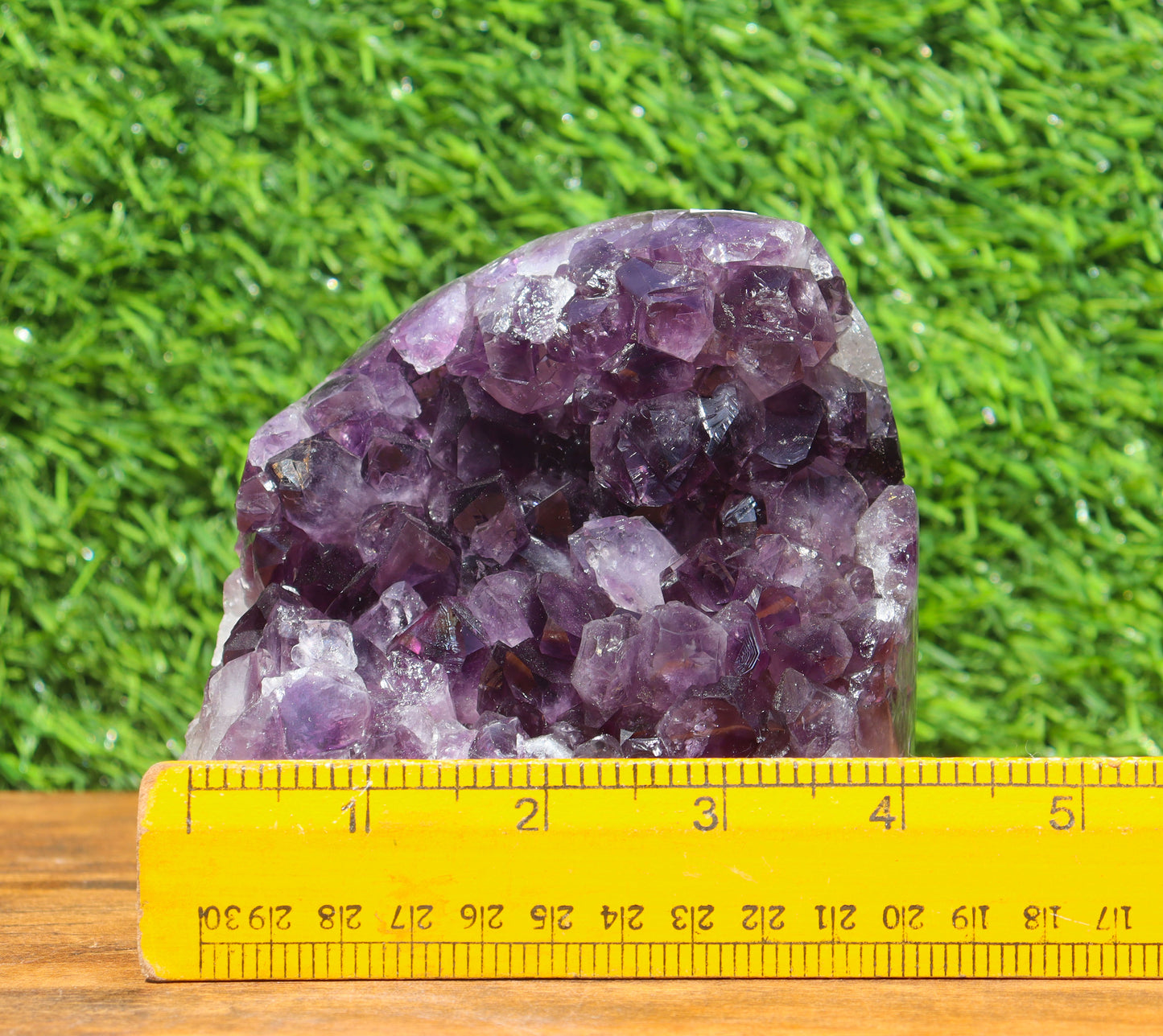 Amethyst Geode cathedral crystal cluster - 4.4X4.5X3 Inch(3.04Lb)
