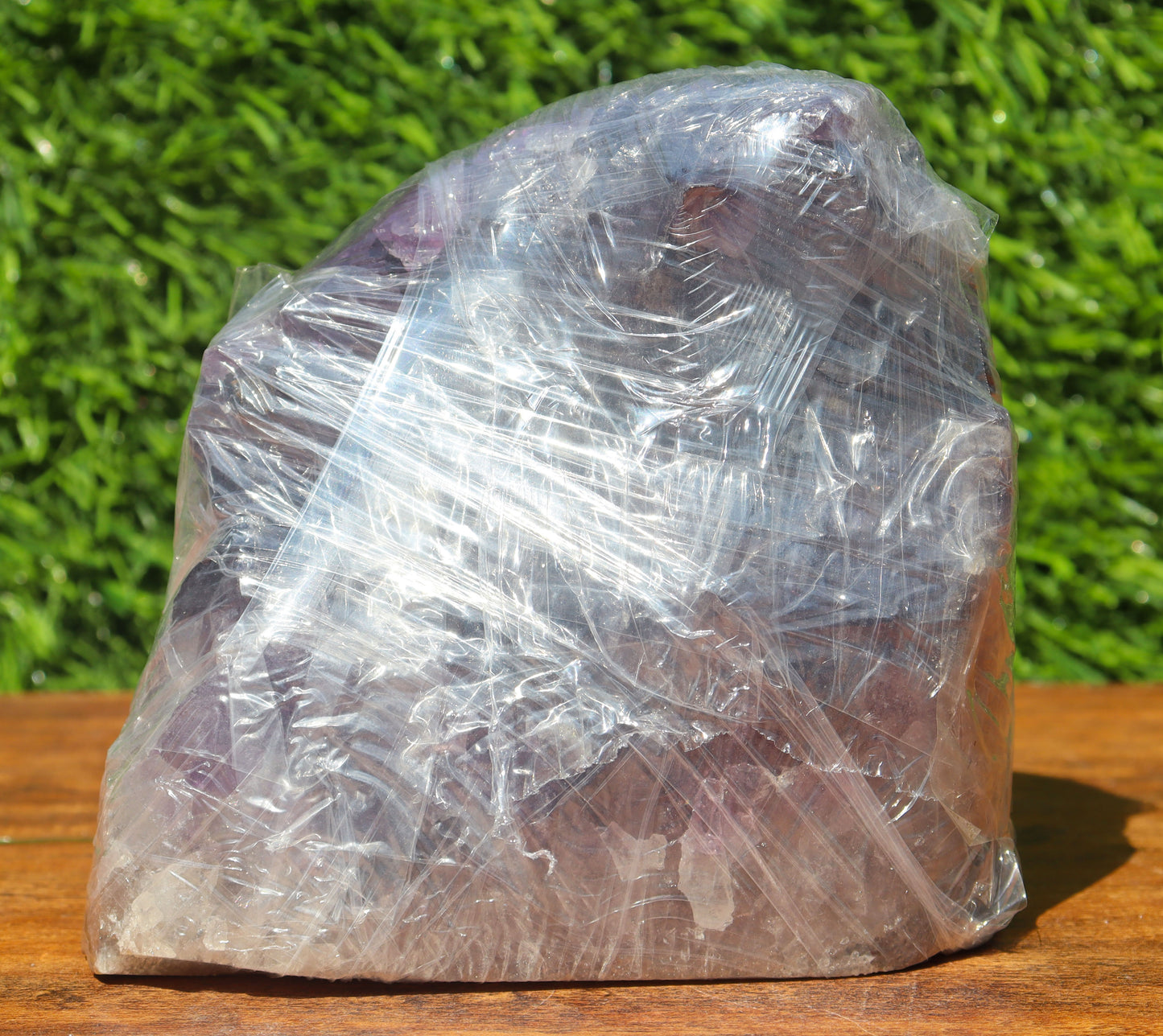 Amethyst Geode cathedral crystal cluster - 4.4X4.5X3 Inch(3.04Lb)