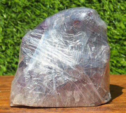 Amethyst Geode cathedral crystal cluster - 4.4X4.5X3 Inch(3.04Lb)