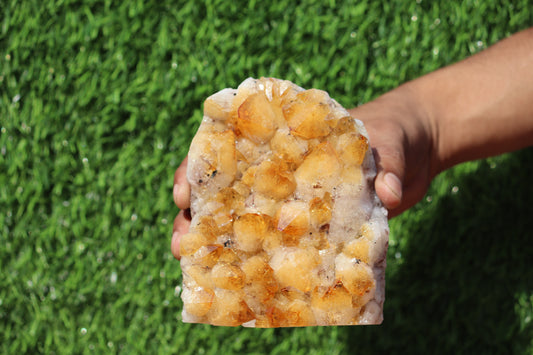 Citrine Geode Cathedral Crystal Cluster