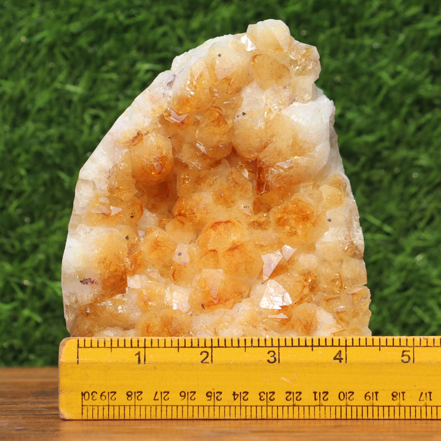 Citrine Geode cathedral crystal cluster - 4X5X6 Inch(4.59Lb)