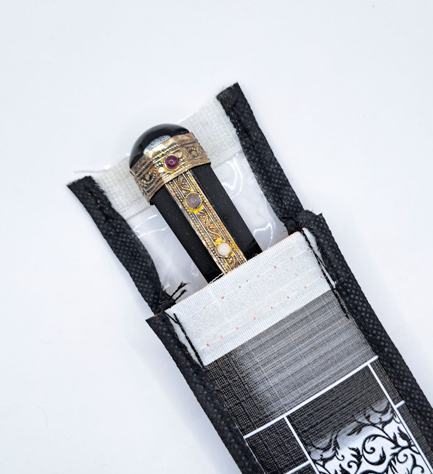 Black Tourmaline Seven Chakra Massage Wand