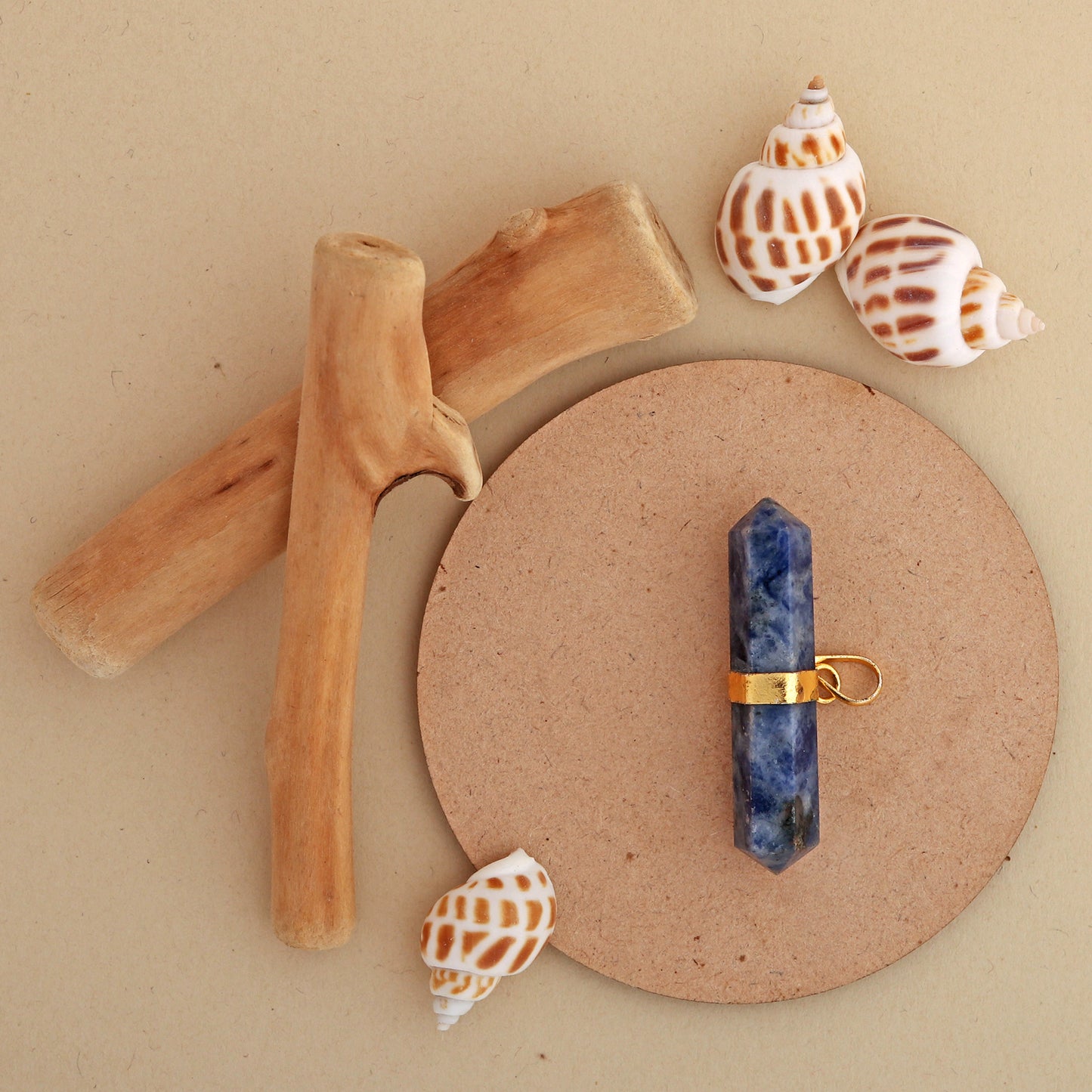 Sodalite Double Terminated Pendant