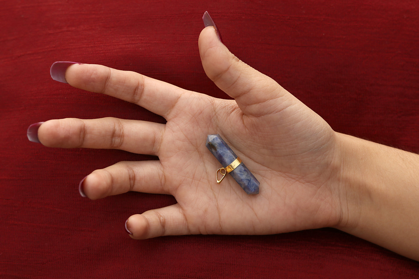 Sodalite Double Terminated Pendant