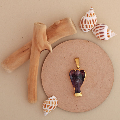 Amethyst Angel Pendant
