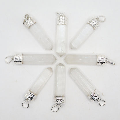 Selenite Pencil Pendant - Bullet Typed