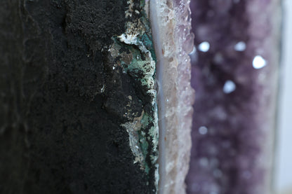Amethyst Cluster Raw Geode Caves/Raw Clusters -18(H)X08(W)X08(L)Inch-(34.65Lb)