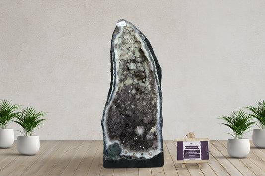 Amethyst Cluster Raw Geode Caves/Raw Clusters -19.5(H)X08(W)X06(L)Inch-(34.40Lb)