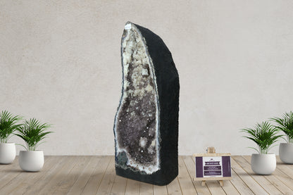 Amethyst Cluster Raw Geode Caves/Raw Clusters -19.5(H)X08(W)X06(L)Inch-(34.40Lb)