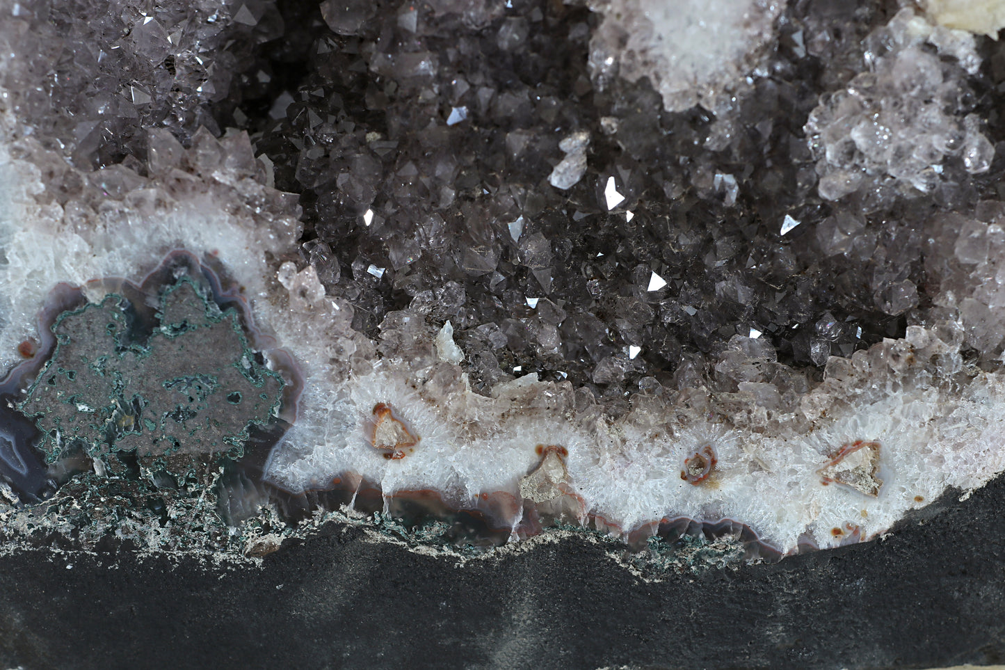 Amethyst Cluster Raw Geode Caves/Raw Clusters -19.5(H)X08(W)X06(L)Inch-(34.40Lb)