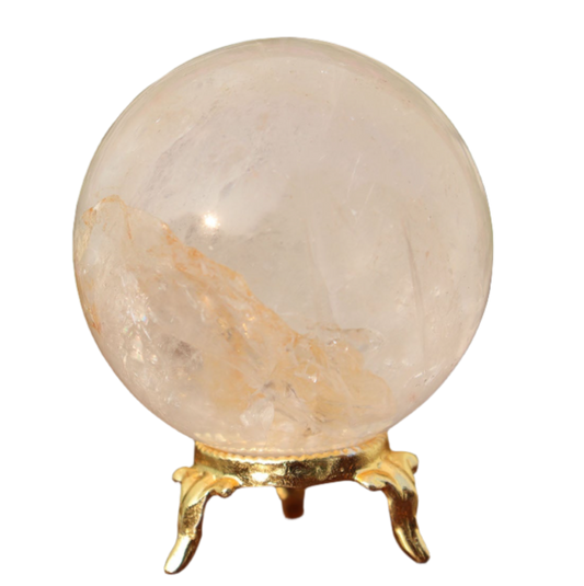 350g 65mm Quartz Crystal Mineral Sphere Quartz Healing Ball