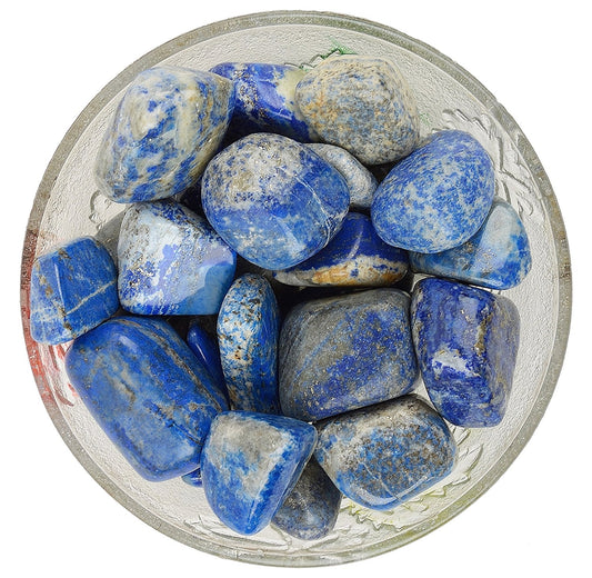Blue Lapis Tumbled|100GR |5-6Pc| |2.5-3 cm|Healing Tumbled Stones