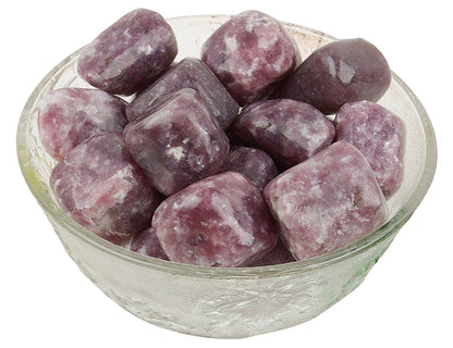 Lepidolite Tumbled|100GR |5-6Pc| |2.5-3 cm|Healing Tumbled Stones